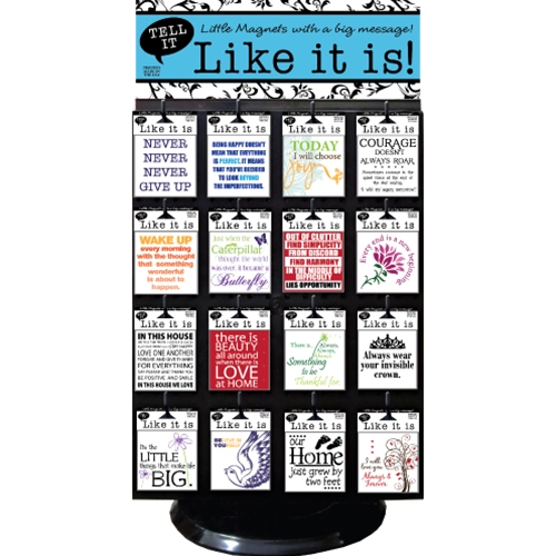 Tell It Like It Is- Magnets-joy, baby, cupcakes, thankful, princess, crown, magnet, gift