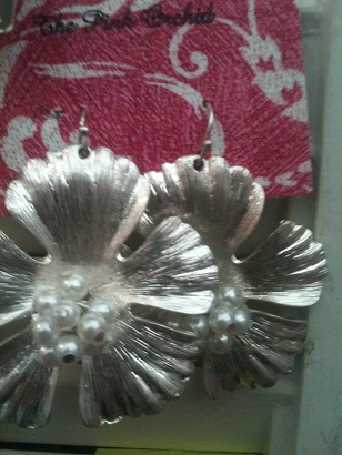 Pearl Flower Earrings-