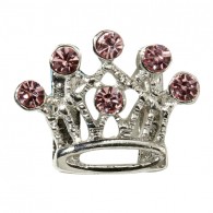 Pink Crown Charm-