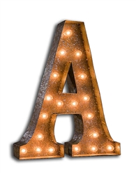 Vintage Marque Letter- FULL ALPHABET AVAILABLE-